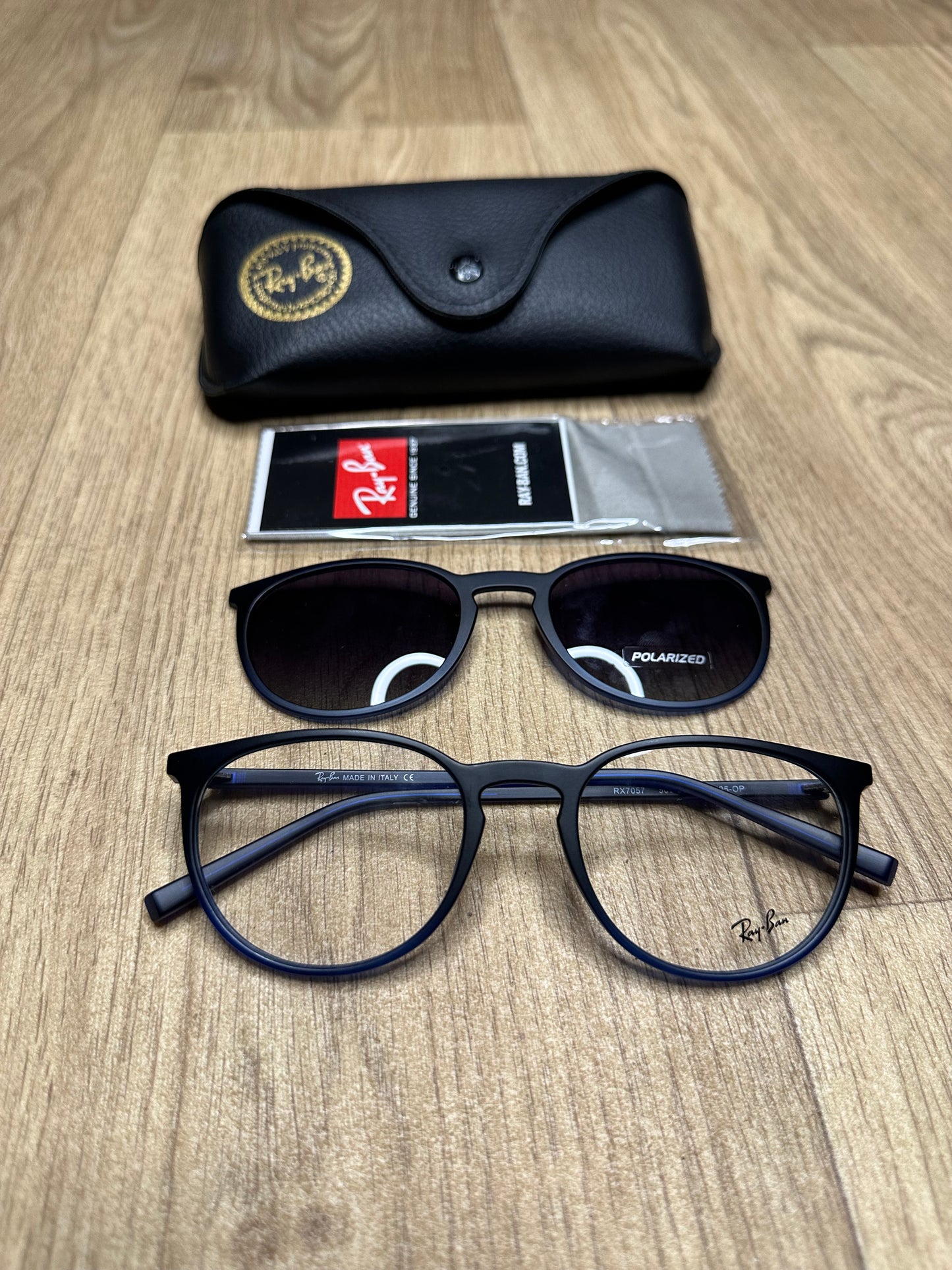 Lunettes rayban incassable 2en1 avec la boite
