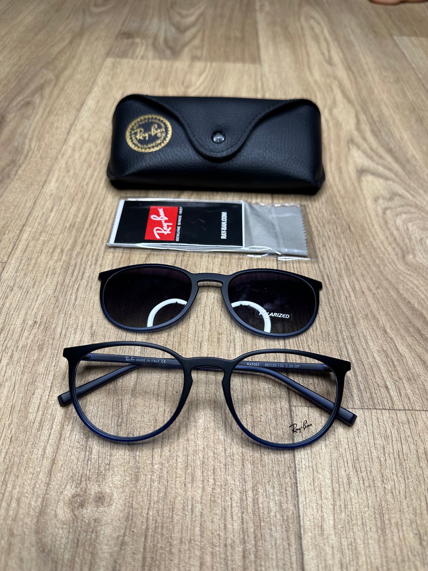 Lunettes rayban incassable 2en1 avec la boite