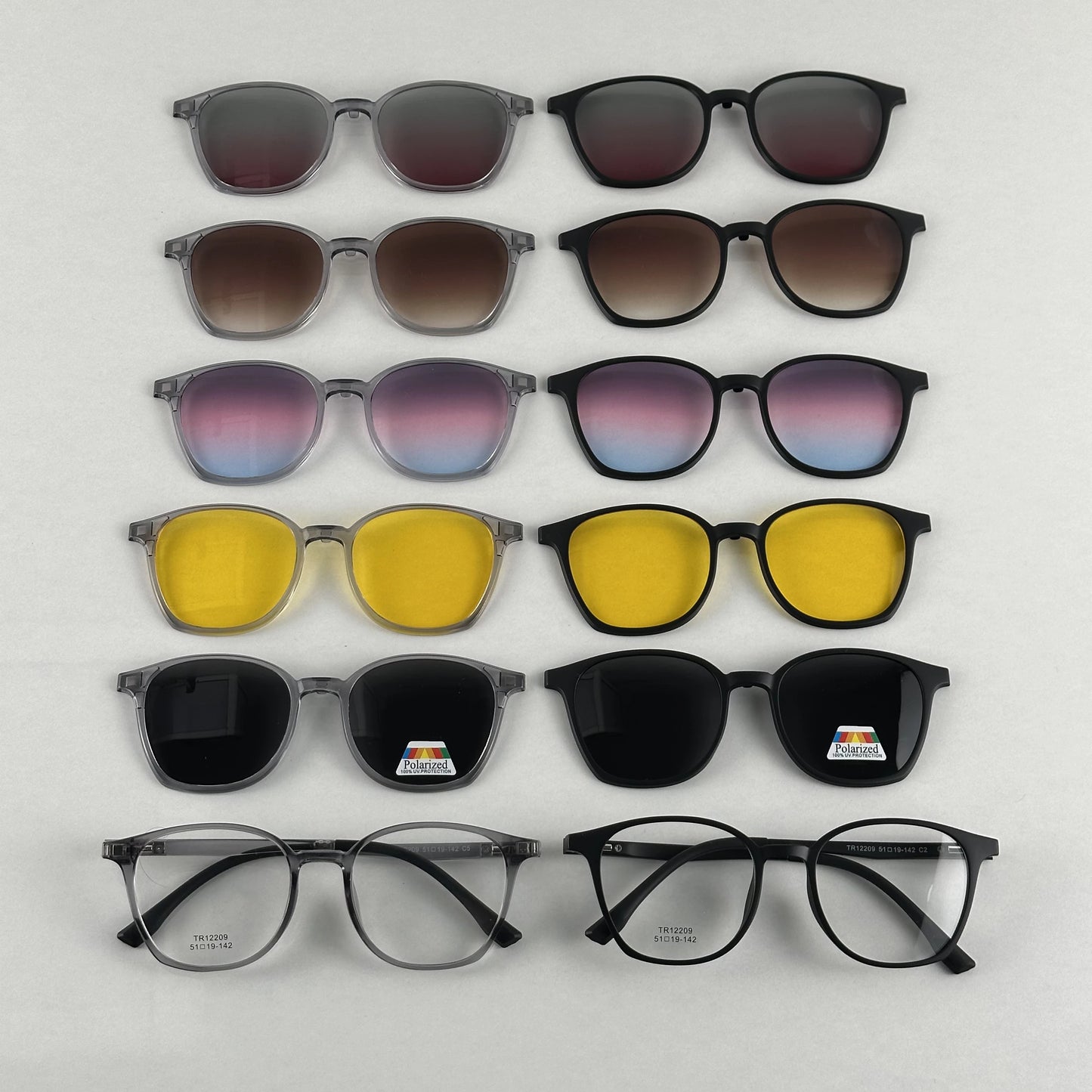 Lunettes 6en1 incassable TR90 Ref09