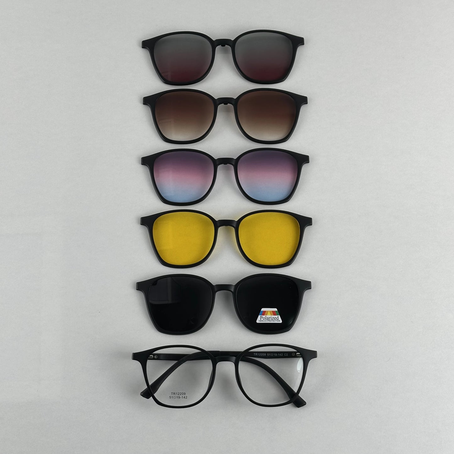 Lunettes 6en1 incassable TR90 Ref09