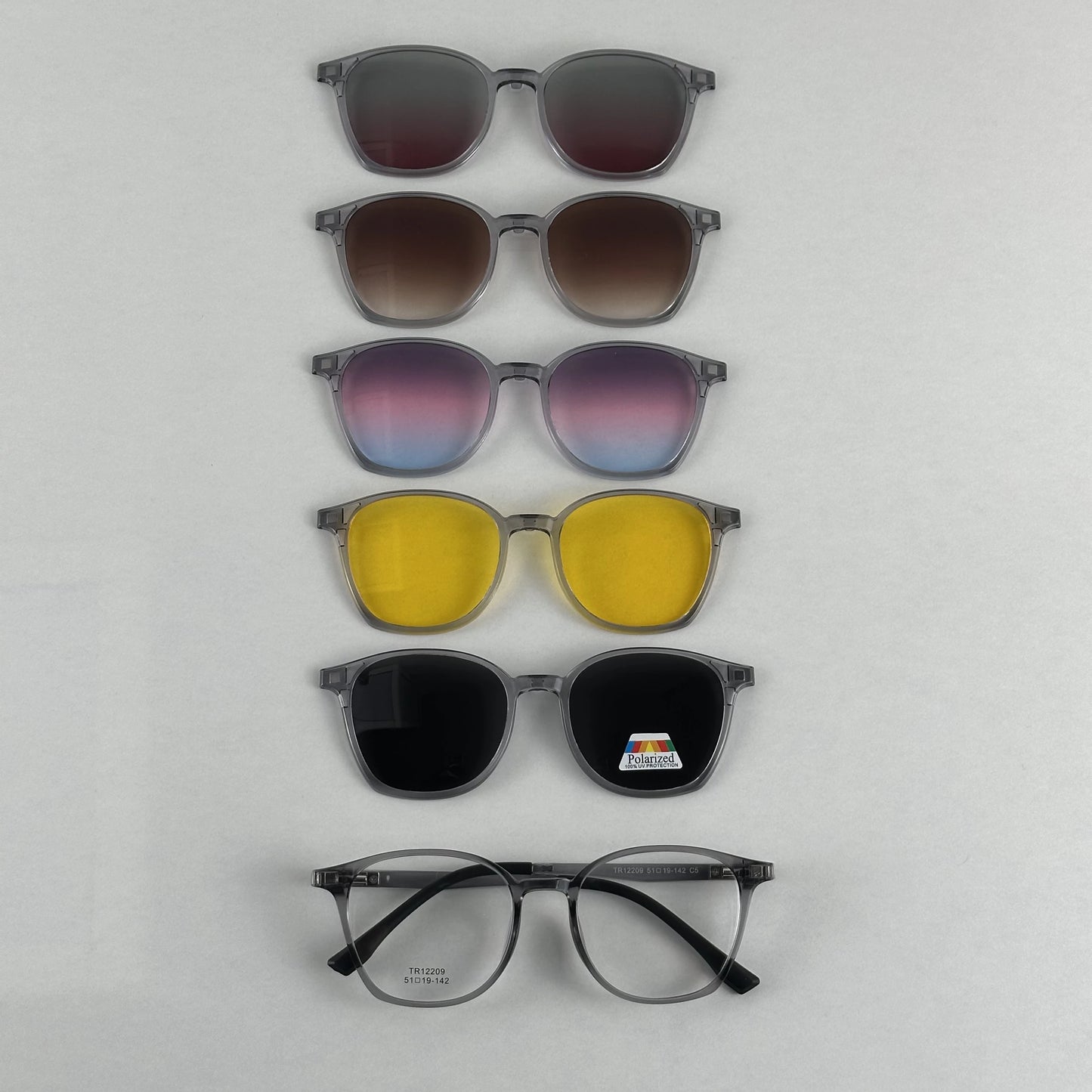 Lunettes 6en1 incassable TR90 Ref09