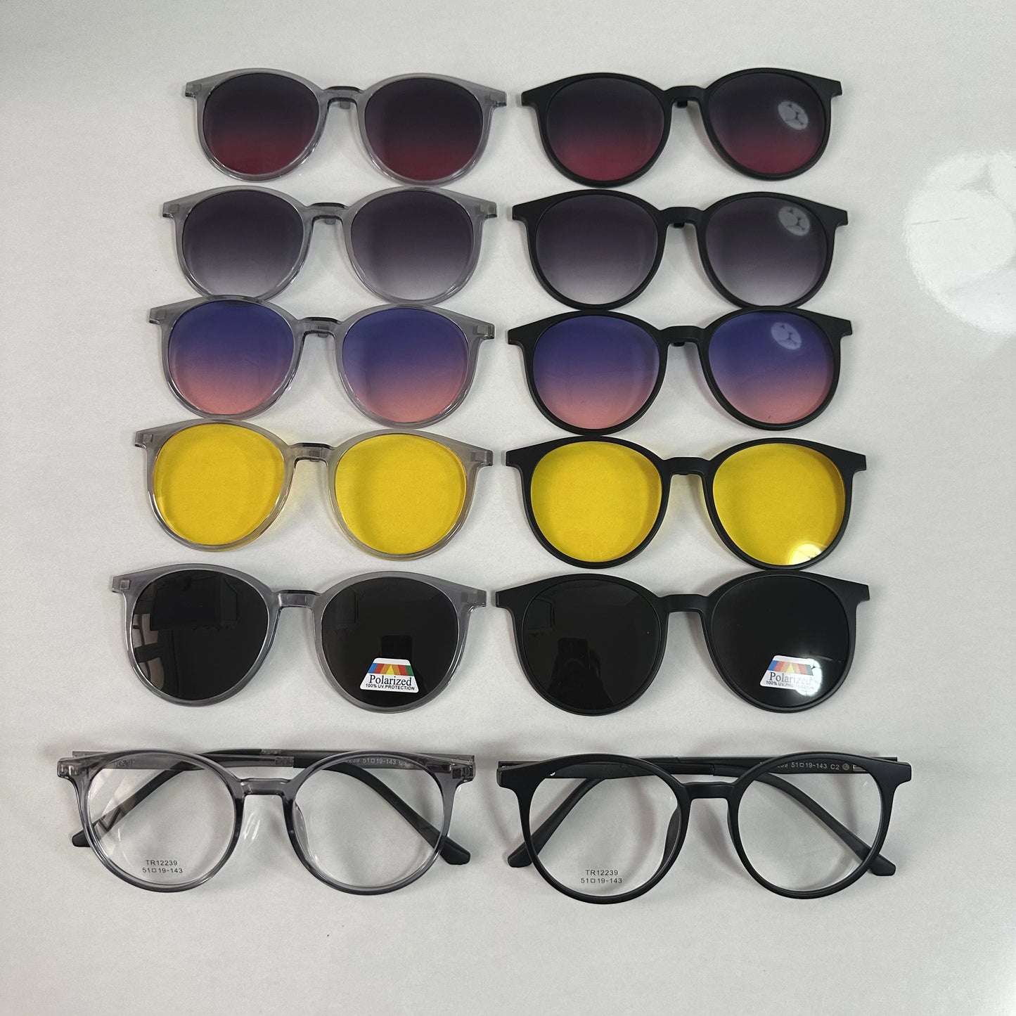 Lunettes 6en1 Polarisé Uv400 Ref39 ronde