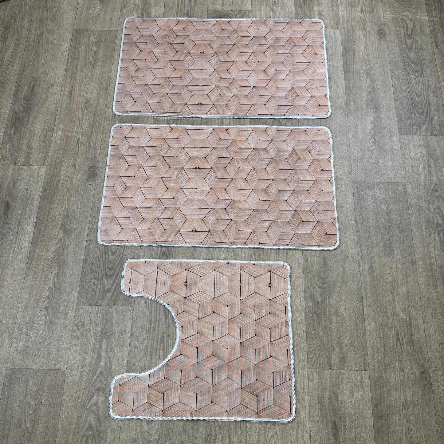 Tapis 3 pcs salle de bain 2025