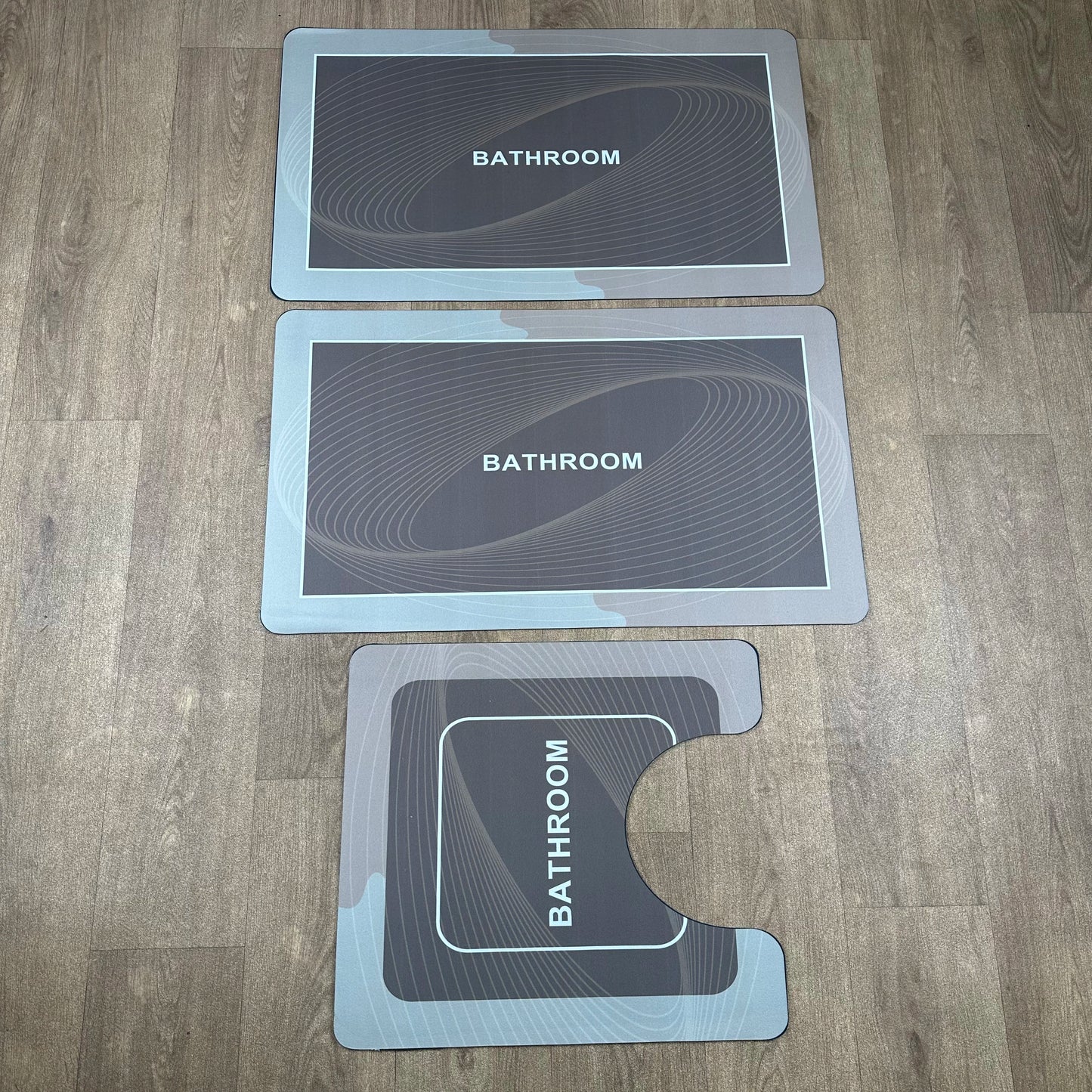 Tapis 3 Pcs Salle de Bain