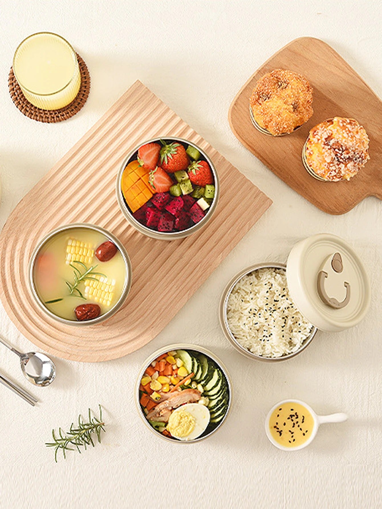 Lunch box 4en1 (Qualité Premuim)