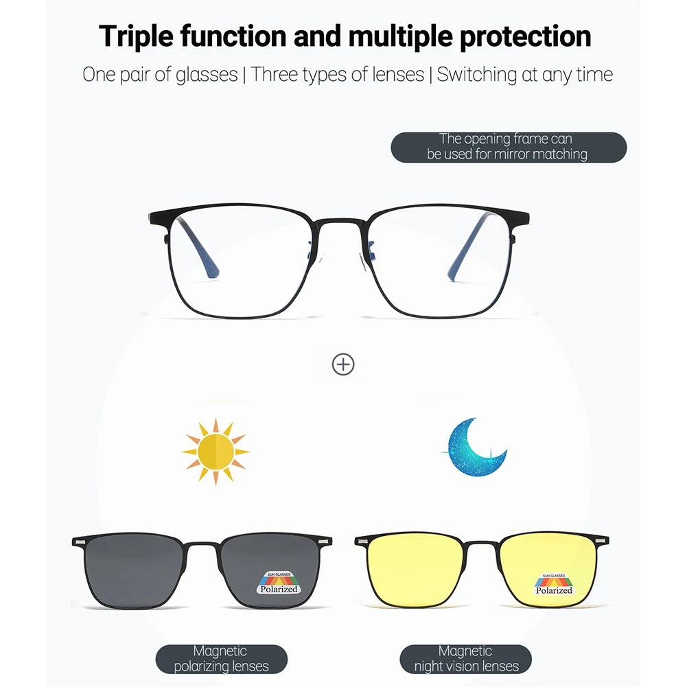 Lunettes 3en1 Titanuim