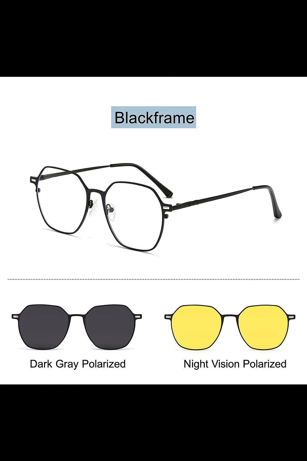 New lunettes 3en1 Titanuim