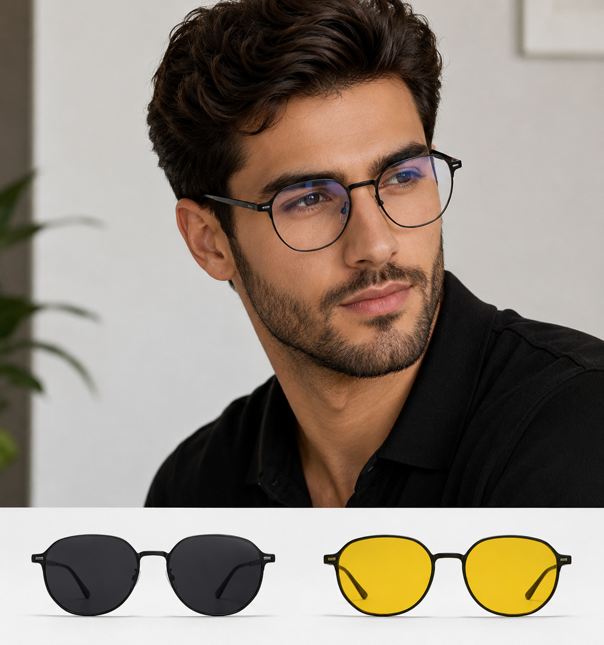 New lunettes 3en1 Titanuim