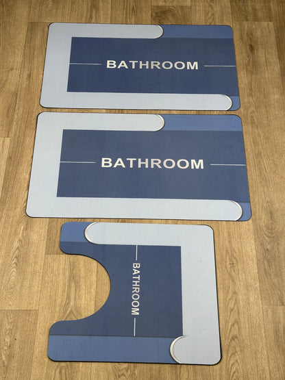 Tapis 3 Pcs Salle de Bain
