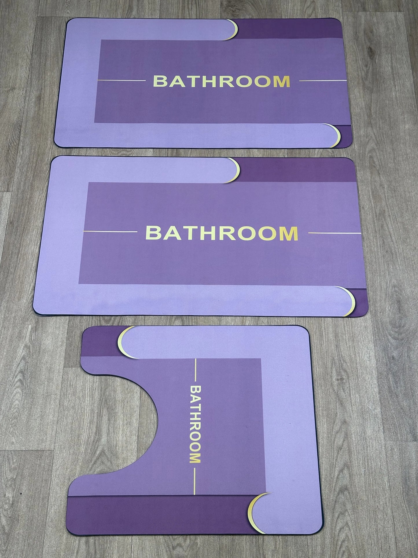 Tapis 3 Pcs Salle de Bain