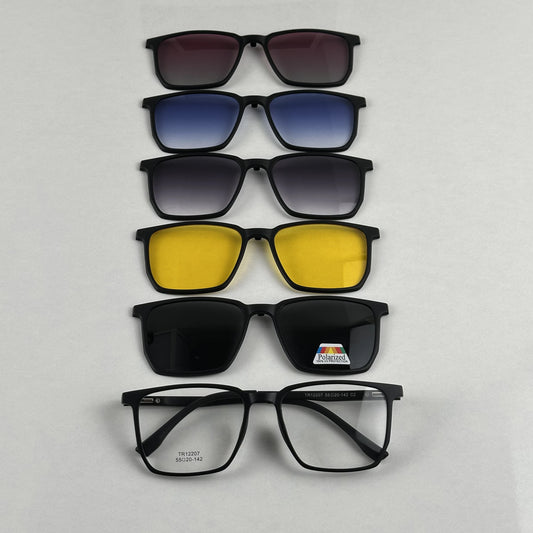 Lunettes 6en1 incassable polarisé Uv400 Ref07