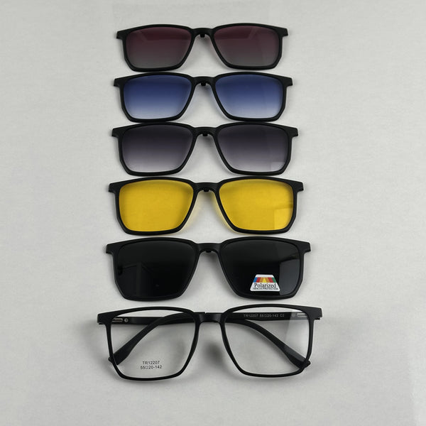 Lunettes 6en1 incassable polarisé Uv400 Ref07