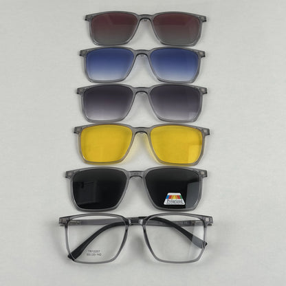 Lunettes 6en1 incassable polarisé Uv400 Ref07