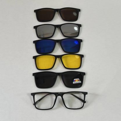 New Lunettes 6en1 Polarisé Uv400