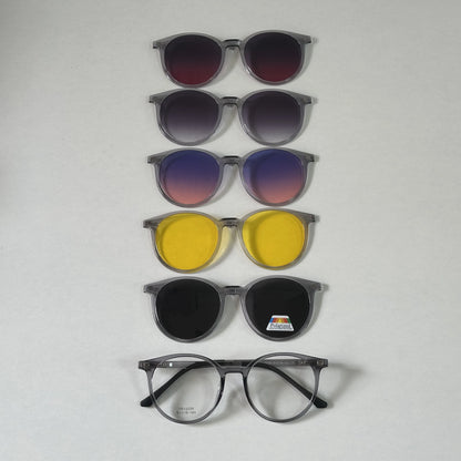 Lunettes 6en1 Polarisé Uv400 Ref39 ronde