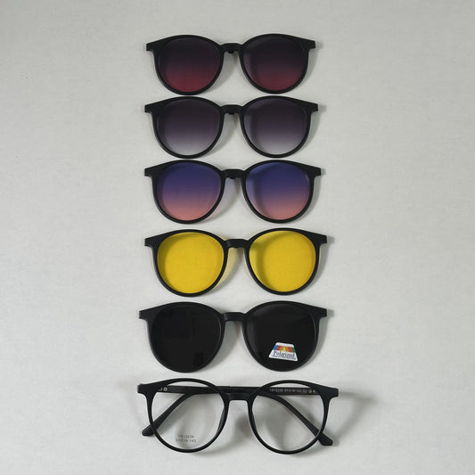 Lunettes 6en1 Polarisé Uv400 Ref39 ronde