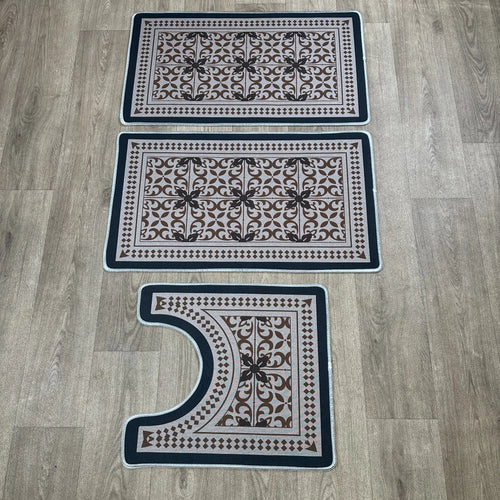 Tapis 3 pcs salle de bain 2025