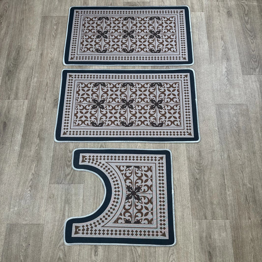 Tapis 3 pcs salle de bain 2025