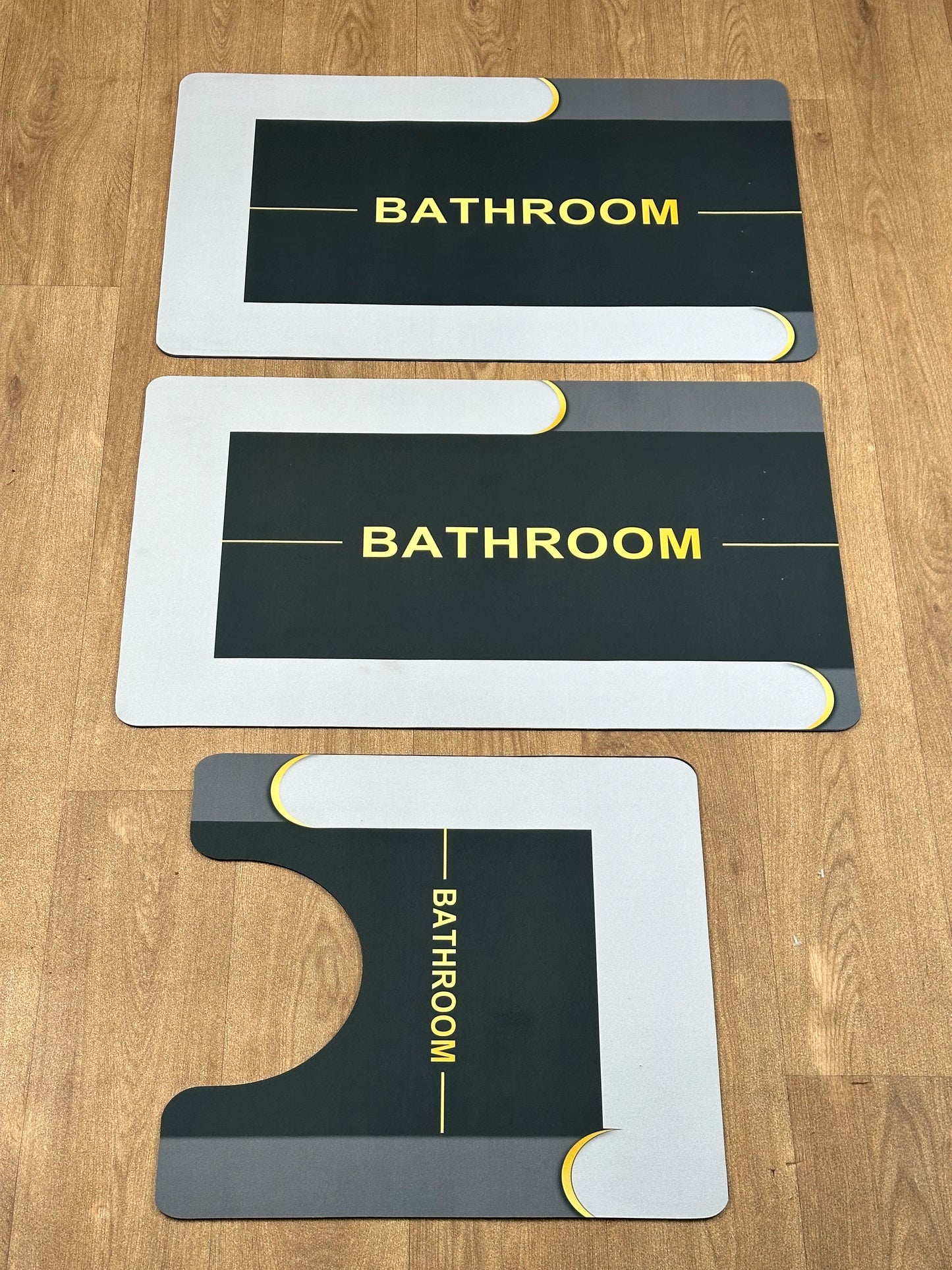 Tapis 3 Pcs Salle de Bain