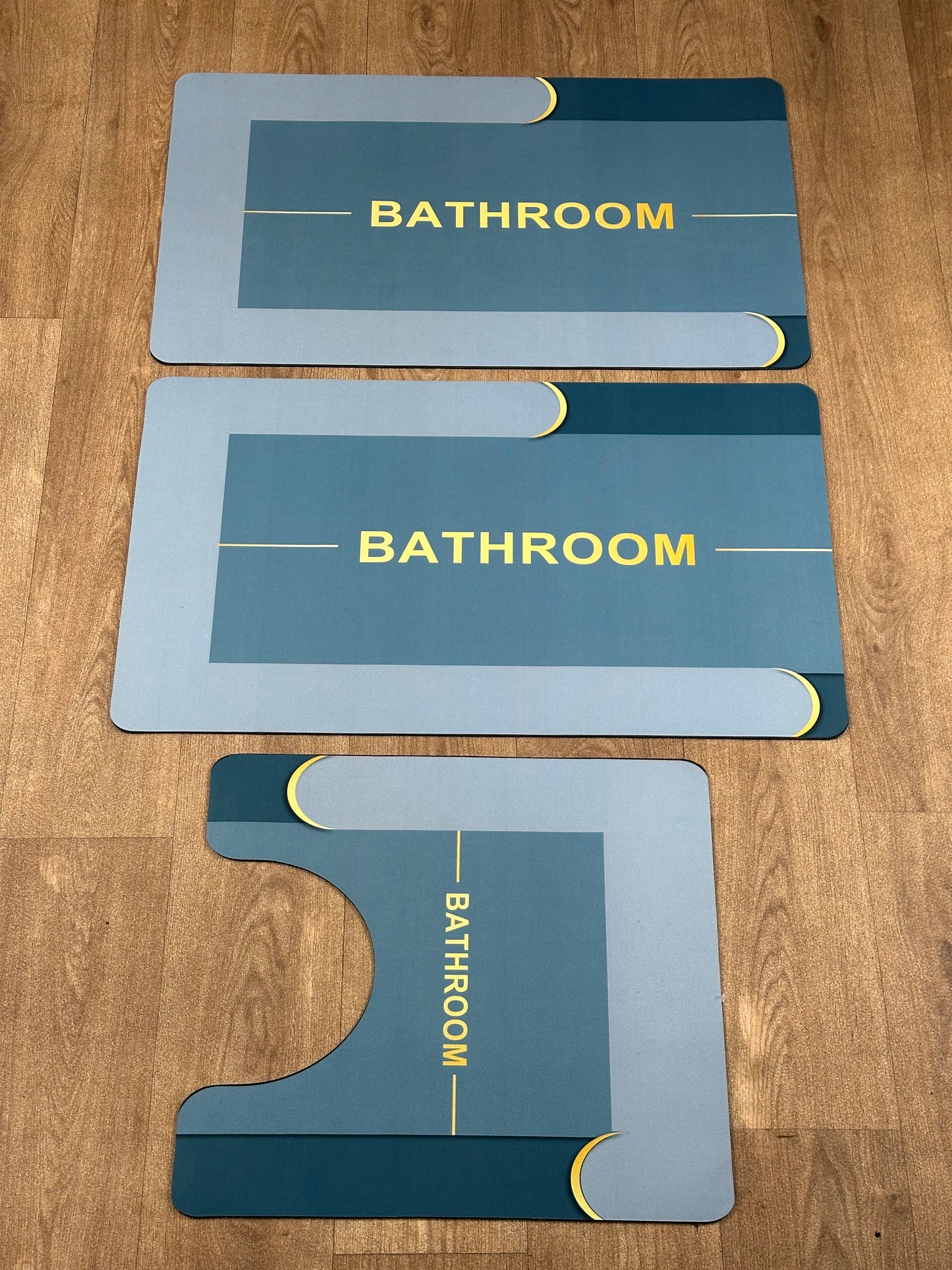 Tapis 3 Pcs Salle de Bain