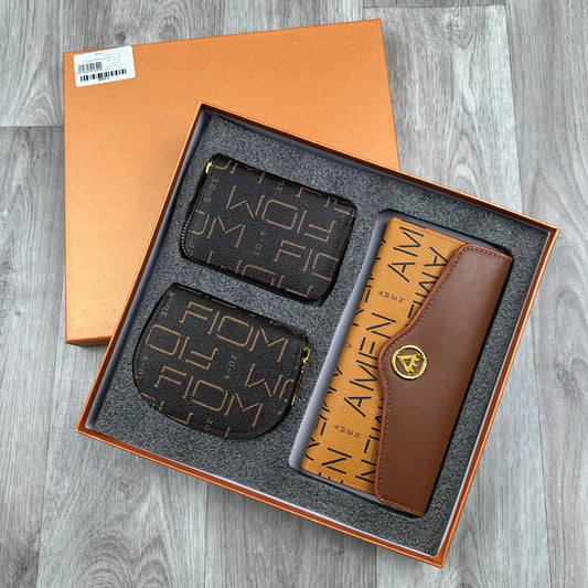 Coffret portefeuille 3 en 1
