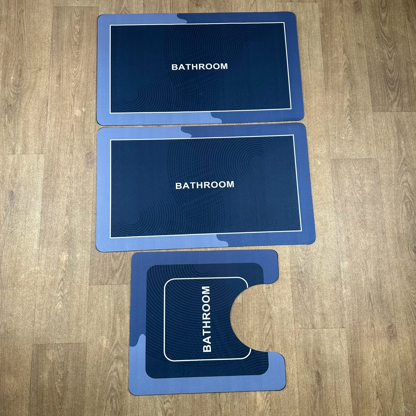 Tapis 3 Pcs Salle de Bain