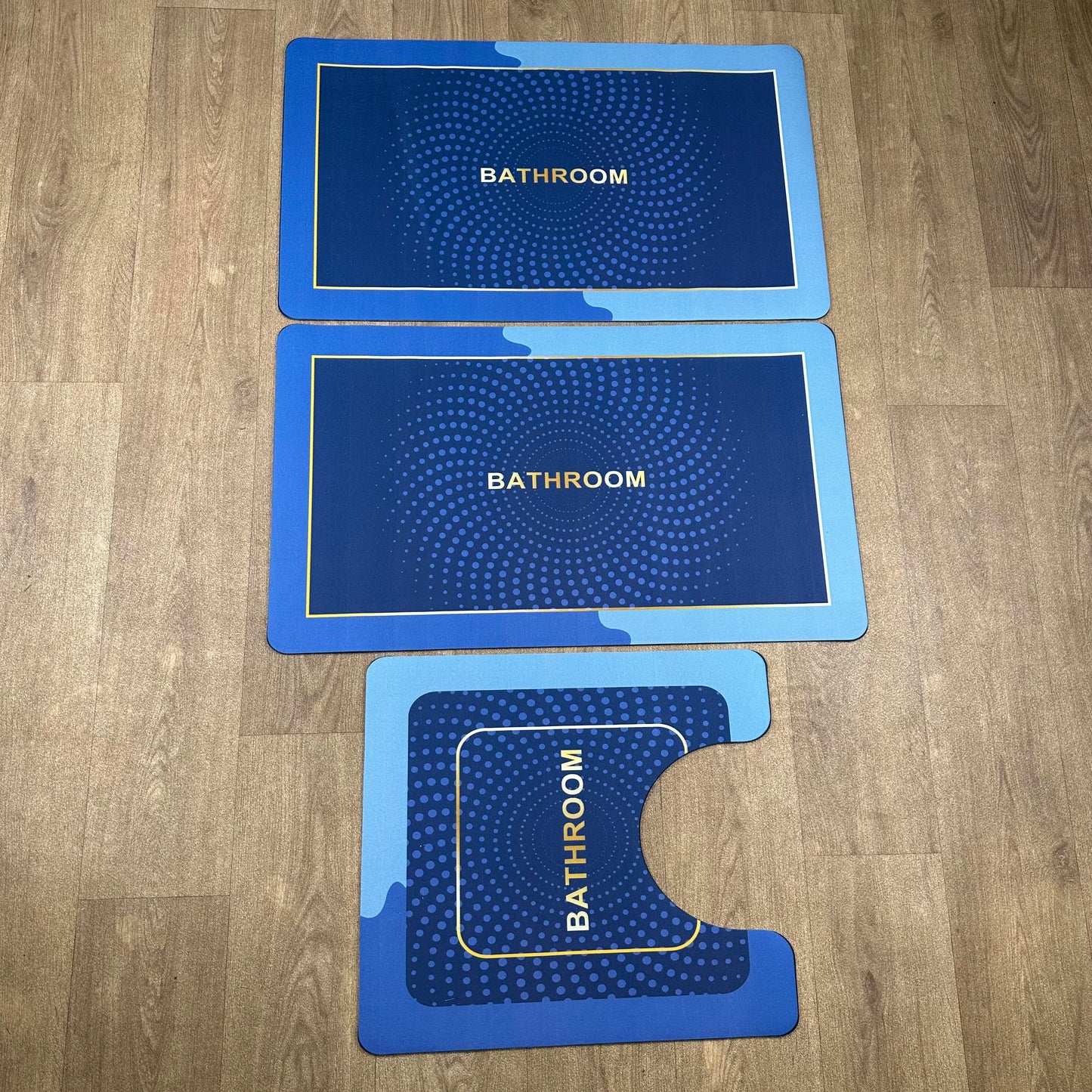 Tapis 3 Pcs Salle de Bain