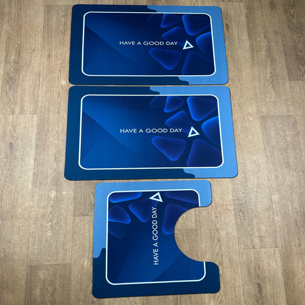 Tapis 3 Pcs Salle de Bain