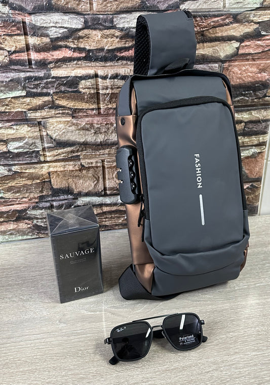 Pack Sacoche -Lunettes -Parfum