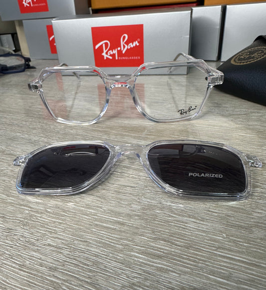 Tendance Lunettes Rayban 2en1 incassable