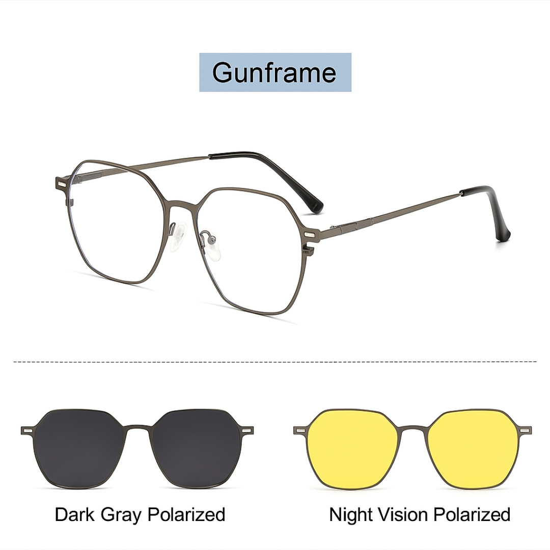 New lunettes 3en1 Titanuim