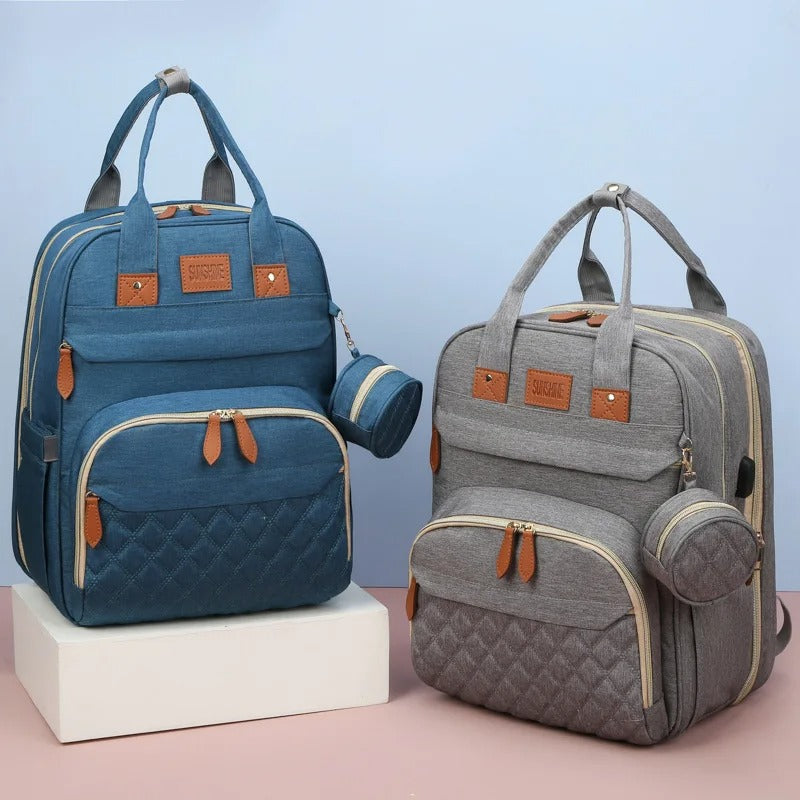 Sac de maternité de grande capacité avec tente pare-soleil