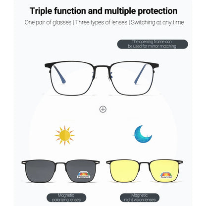 Lunettes 3en1 Titanuim