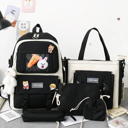 Sac a dos scolaire 5 piéce