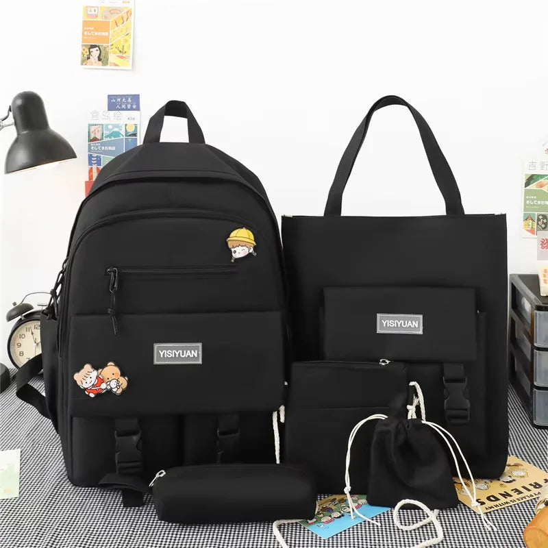 Sac a dos scolaire 5 piéce