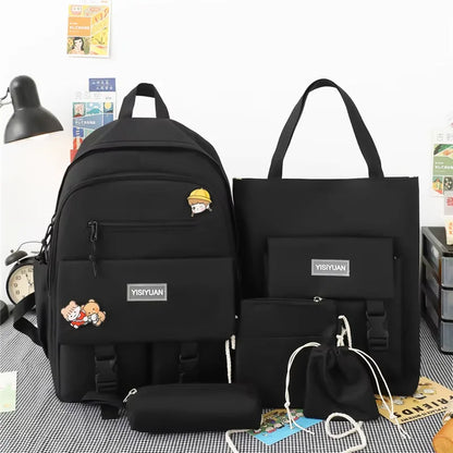 Sac a dos scolaire 5 piéce